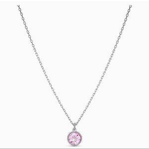 Swarovski Silver Pink Necklace